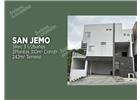 SAN JEMO 3 Recámaras 3 1/2baños 3Plantas 310 Metros Cuadrados de Construcción 242 Metros Cuadrados Terreno $8;800,000  81-1049-2496.