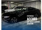 Foto Honda ACCORD 19 negro 4 Puertas Transmisión Automática 58 Mil Kilómetros $380 Mil Pesos\ 81-1531-3246. Mantenimiento de agencia. Ya se realizó el de 60 mil km. Único dueño, asientos de piel, excelentes condiciones 